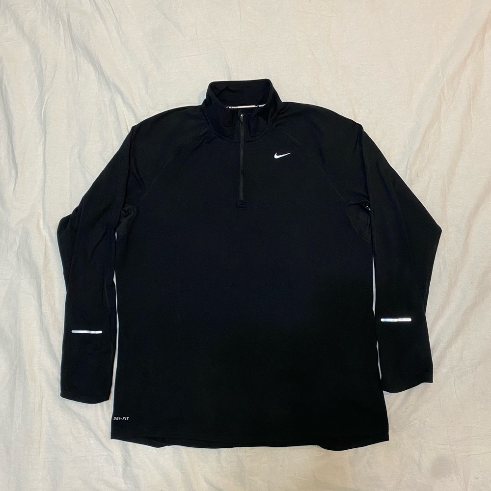 Nike dri fit half zip running top